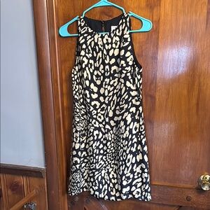 Milly Silk Animal Print Mini Dress